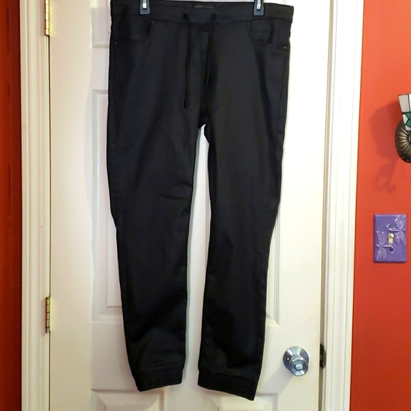 Kendall & Kylie Pants - kendall + Kylie "The Jogger" faux leather pants